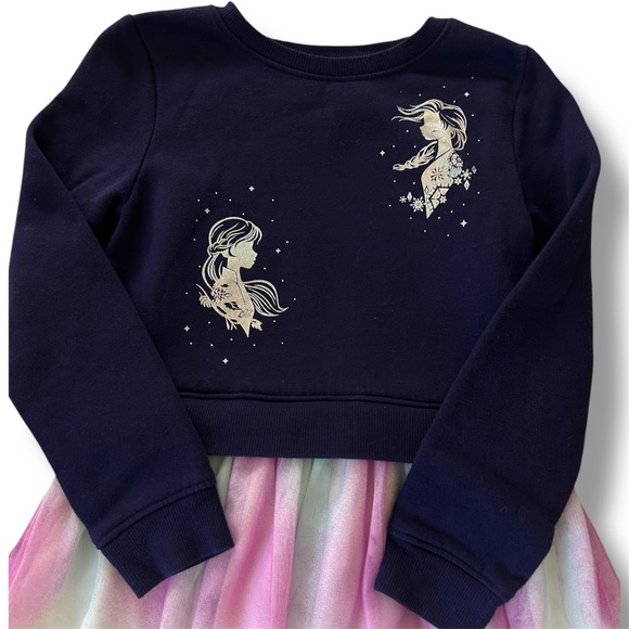 Disney Frozen Elsa & Anna Girl Tutu Dress size 6X - Picture 2 of 5